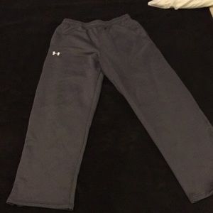 Grey under armour sweat pants